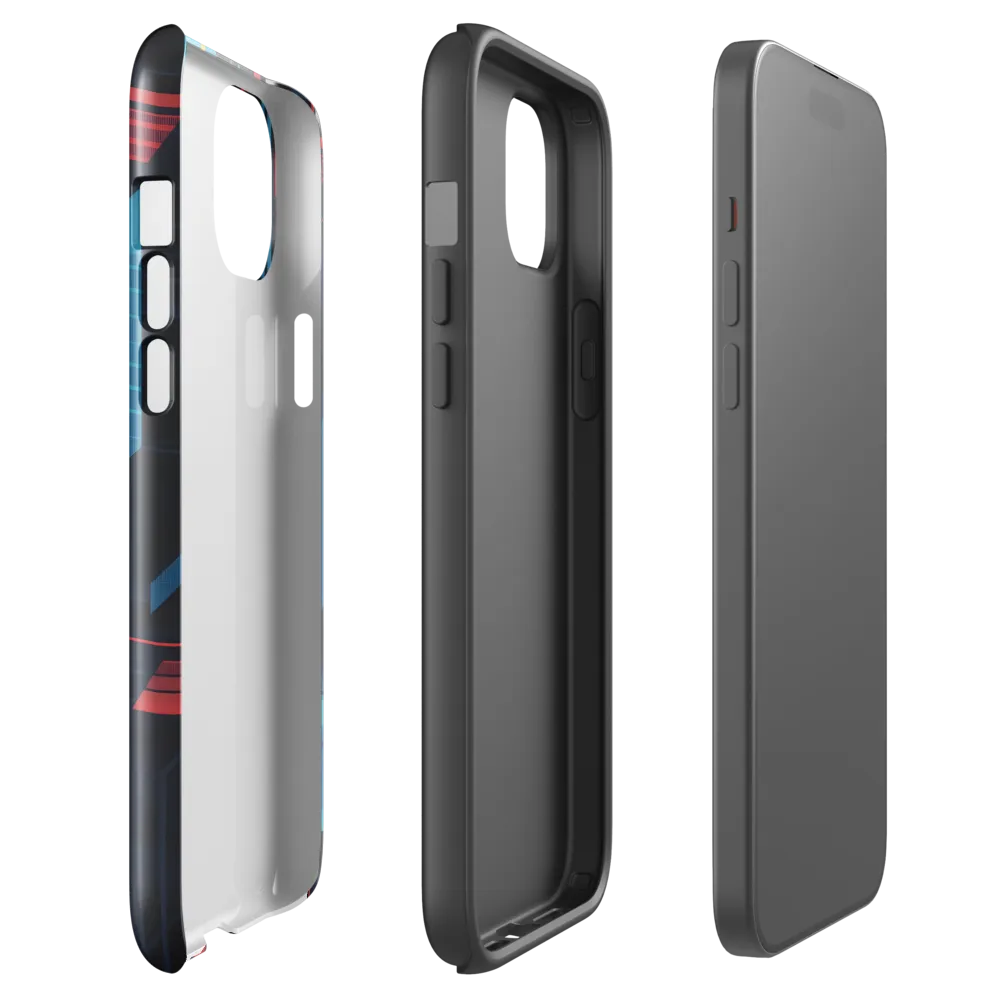 Symphony of Lines | Phone Case |  15 Plus | Tough Case | Glossy