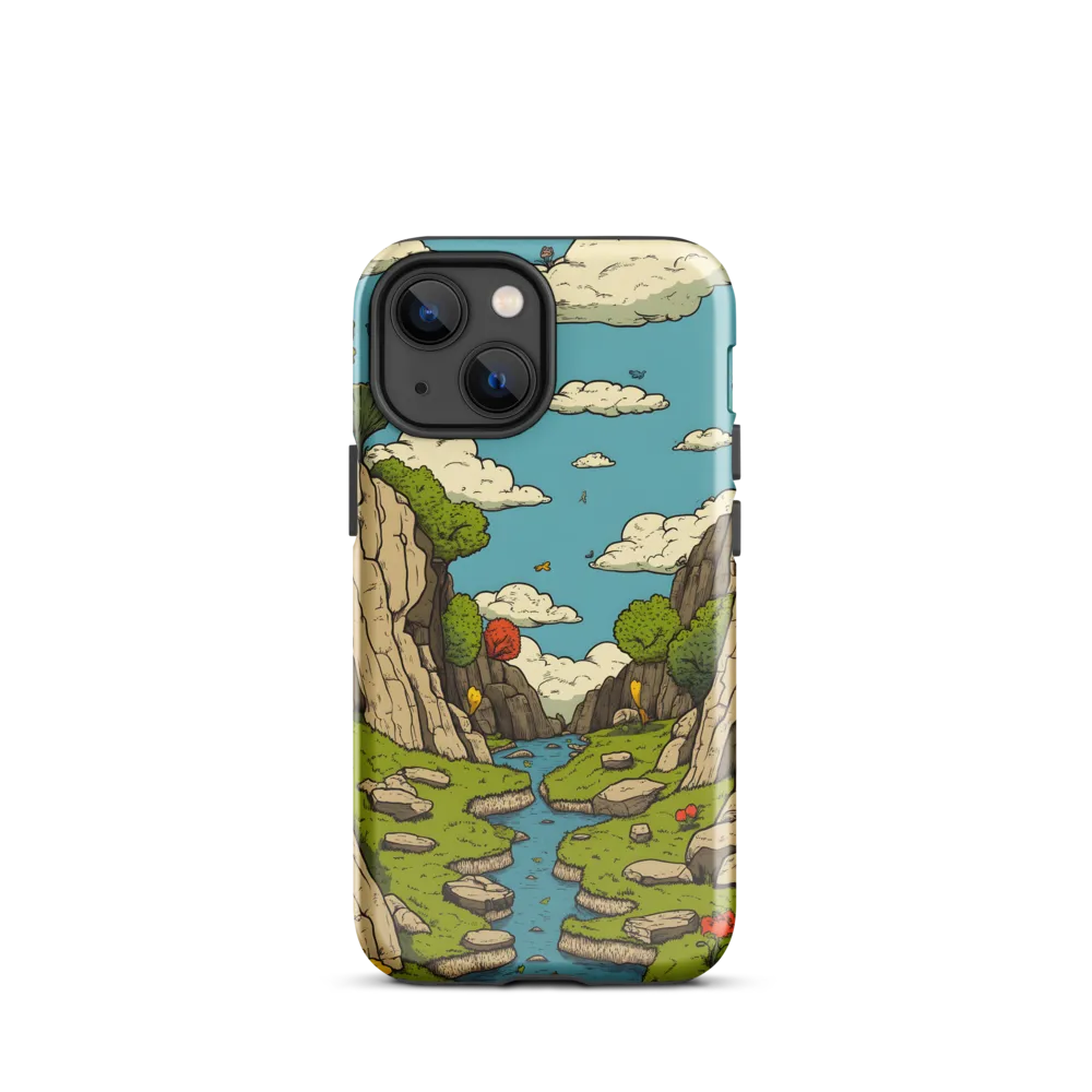 Whimsical Serenity: A Canyon Landscape