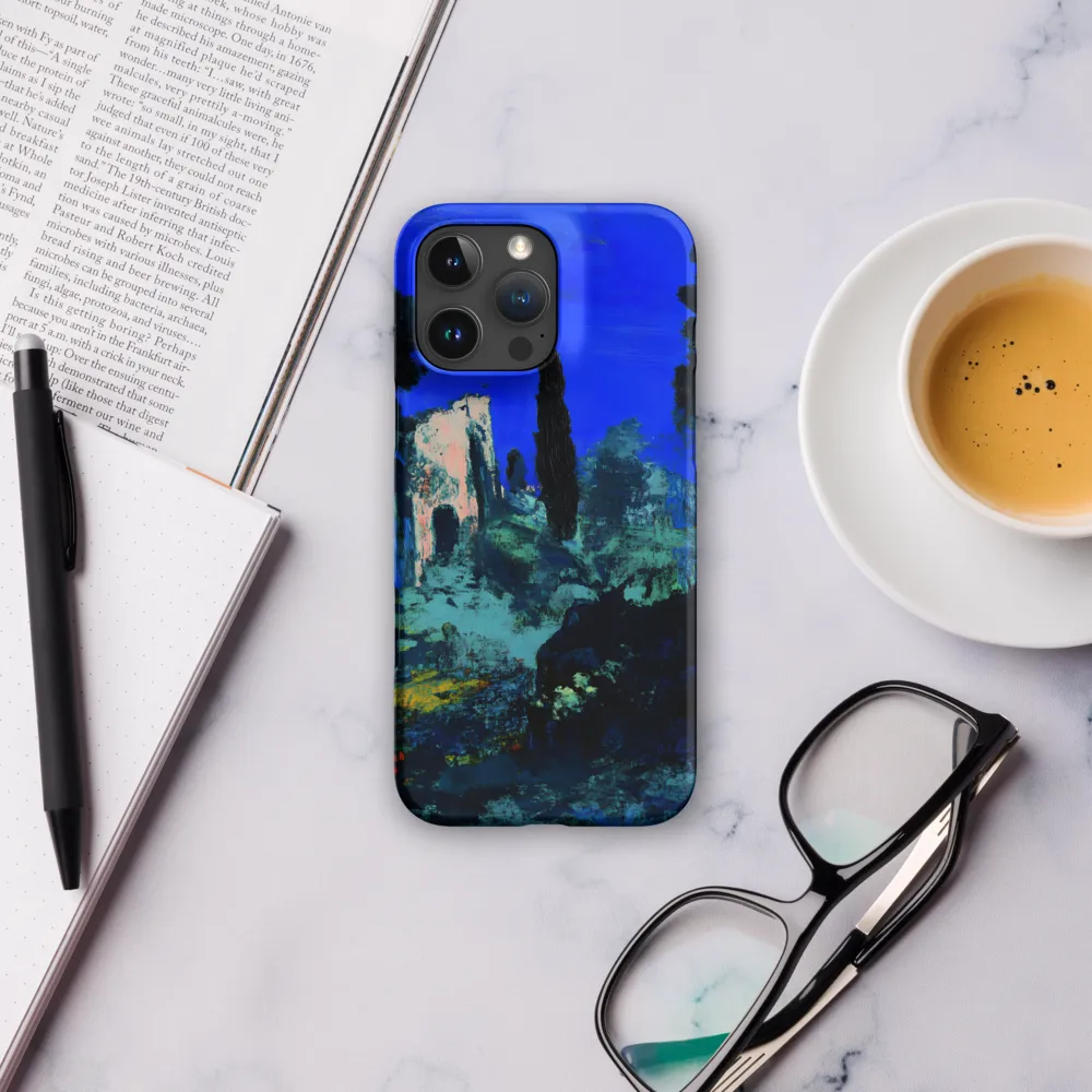 Moonlit Ruins with Cypress