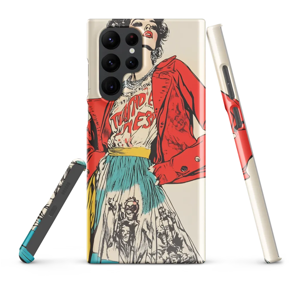 Vibrant Elegance: A Pop Art Fashion Statement