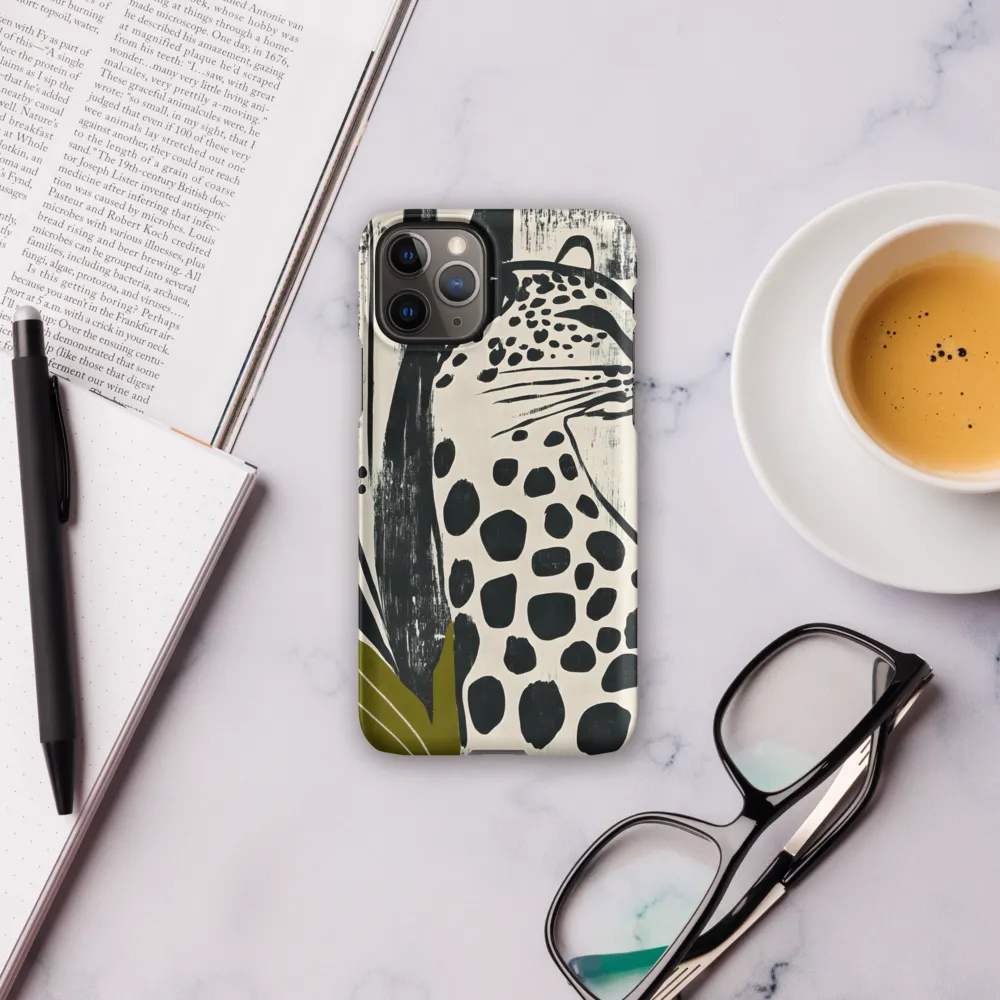 Leopard in Silhouette: A Modern Appeal | Phone Case |  11 Pro | Snap Case | Matte