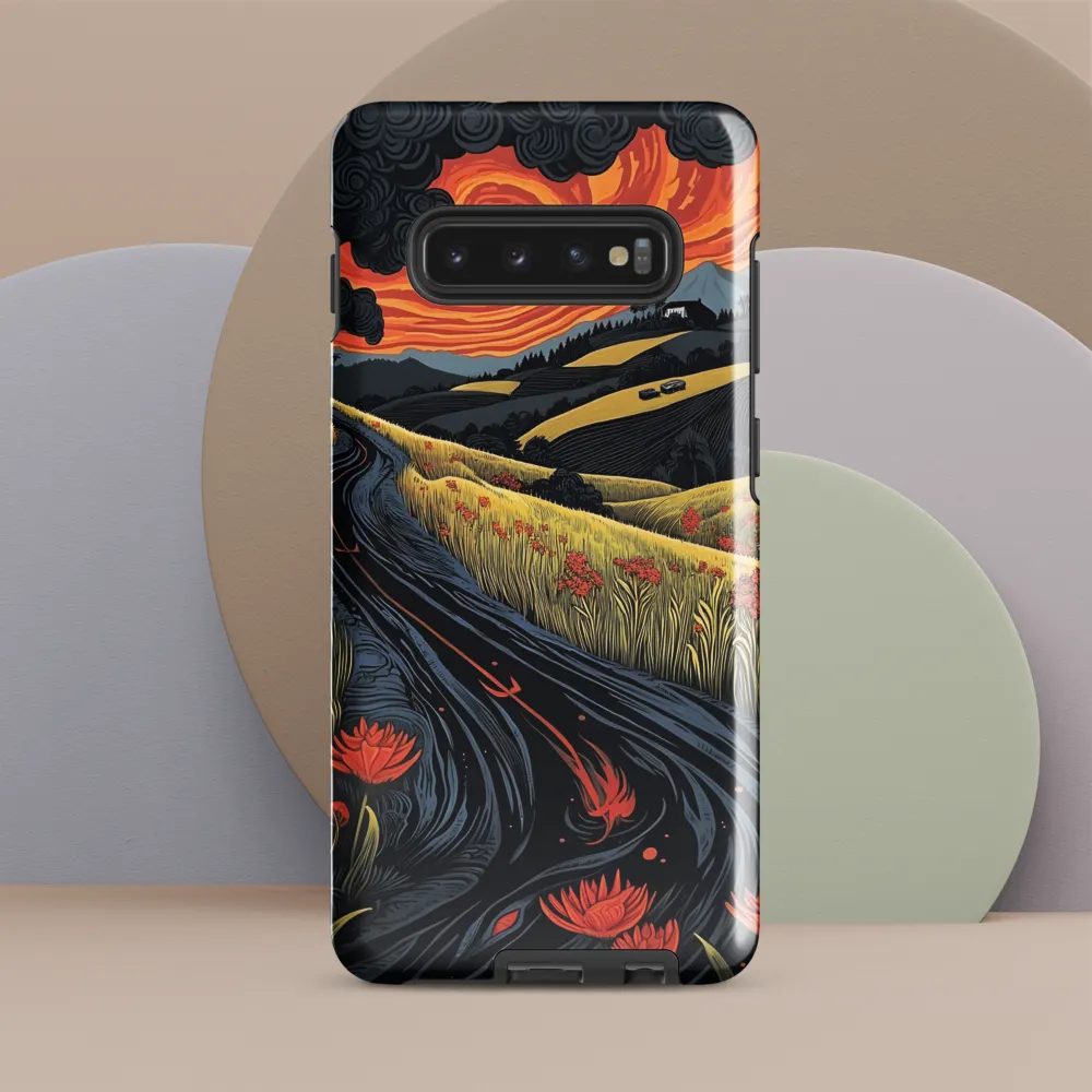 Whispers of the Winding Road | Phone Case |  S10 Plus | Tough Case | Glossy