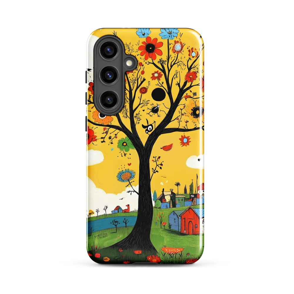 Whimsical Blooms of Life | Phone Case |  S24 Plus | Tough Case | Glossy