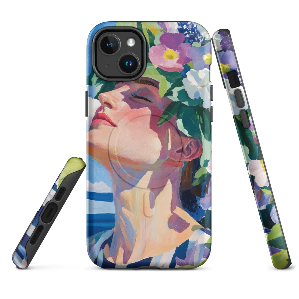 Blossom of Serenity | Phone Case |  14 Plus | MagSafe® Tough Case | Matte