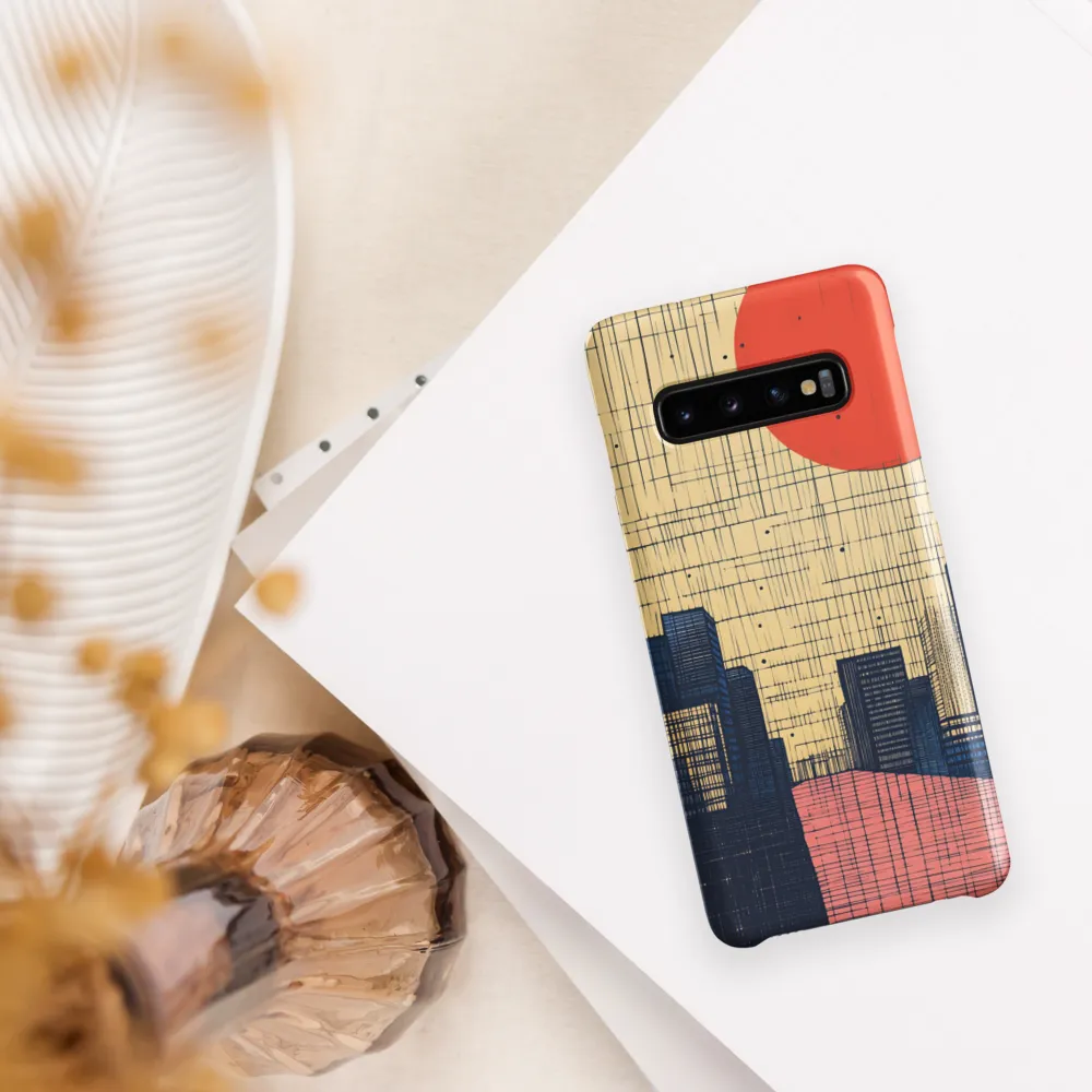 Urban Echoes: A Minimalist Cityscape