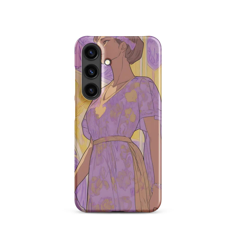 Elegance in Floral Harmony | Phone Case |  S24 | Snap Case | Matte