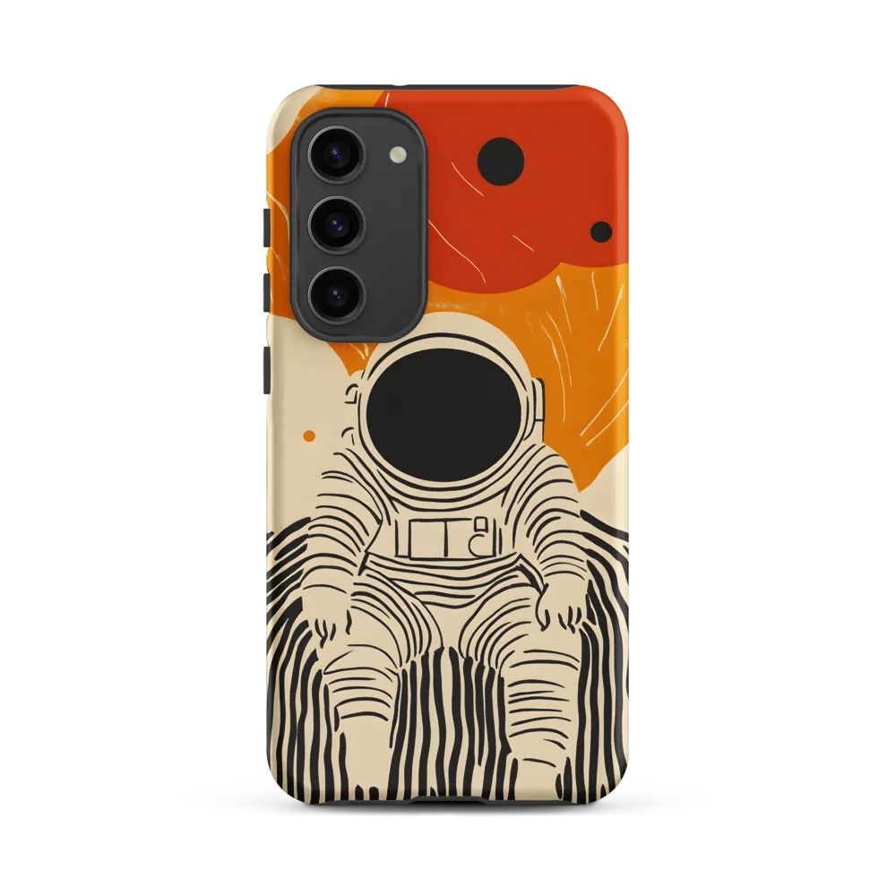 Astronaut in Cosmic Thoughts | Phone Case |  S23 Plus | Tough Case | Matte