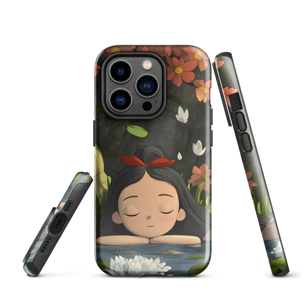 Tranquility by the Waterside | Phone Case |  14 Pro | Tough Case | Glossy