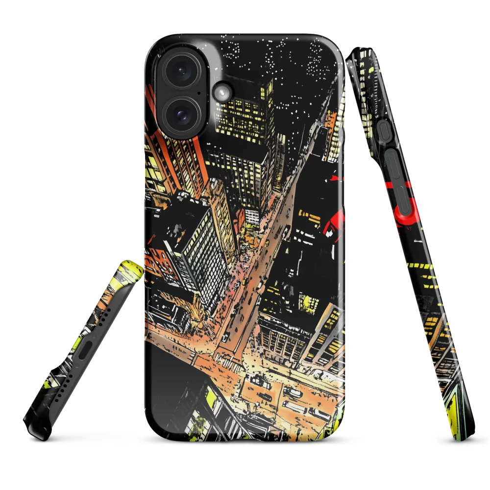 Urban Nightscape: A Bird's-eye View