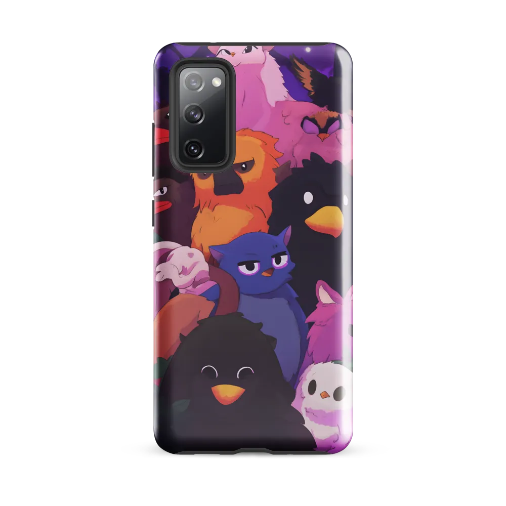 Whimsical Avian Gathering