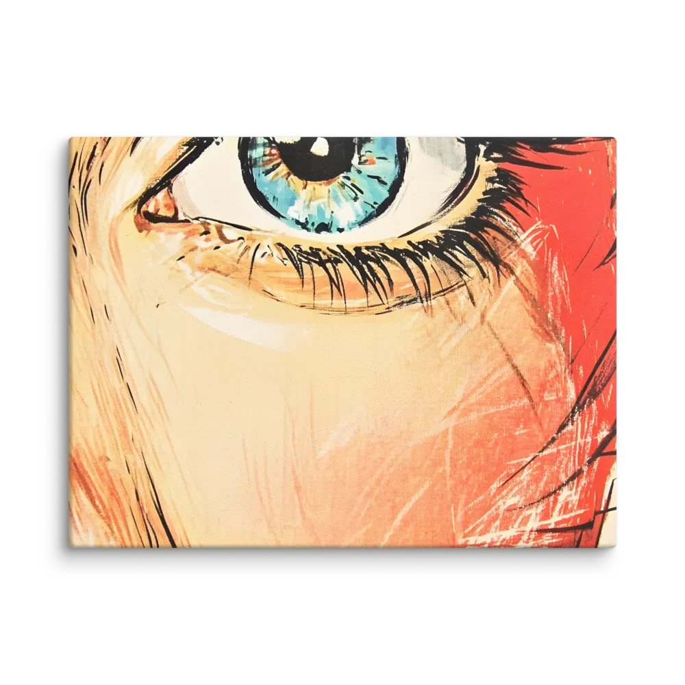 Gaze of Emotion | Canvas | 9″×12″