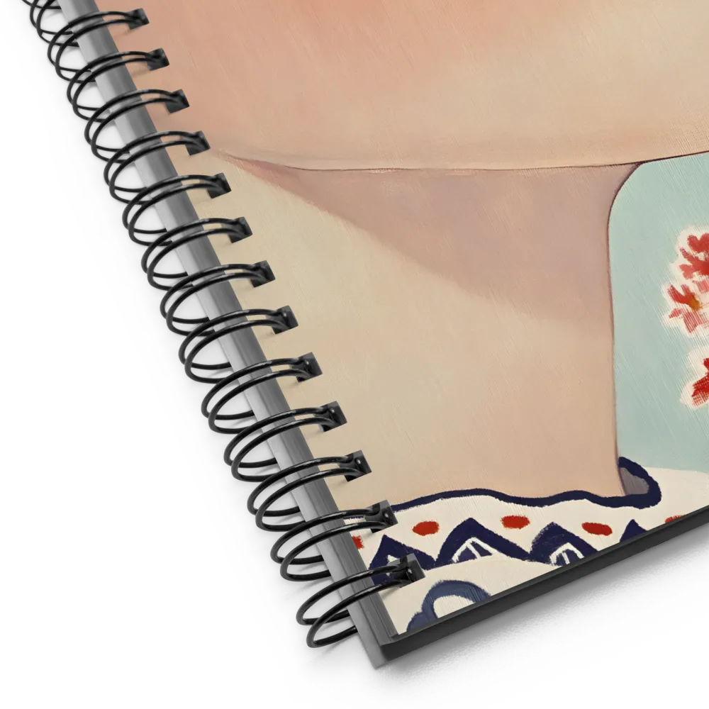 Serene Portrait of a Woman | Spiral Notebook