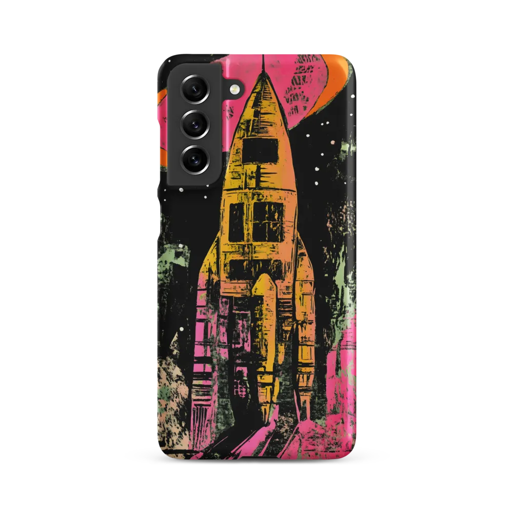 Cosmic Voyage: A Surreal Rocket Adventure