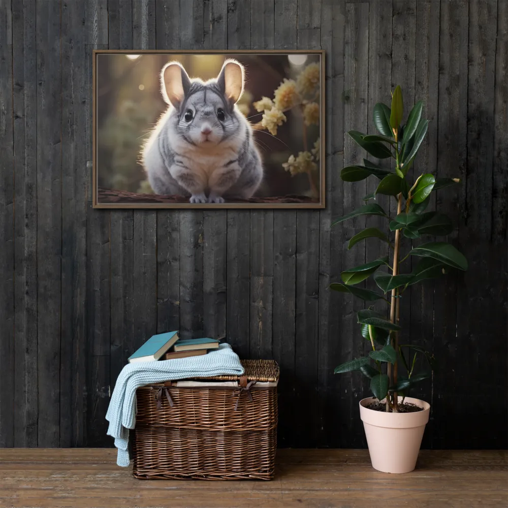 Curious Chinchilla in the Forest