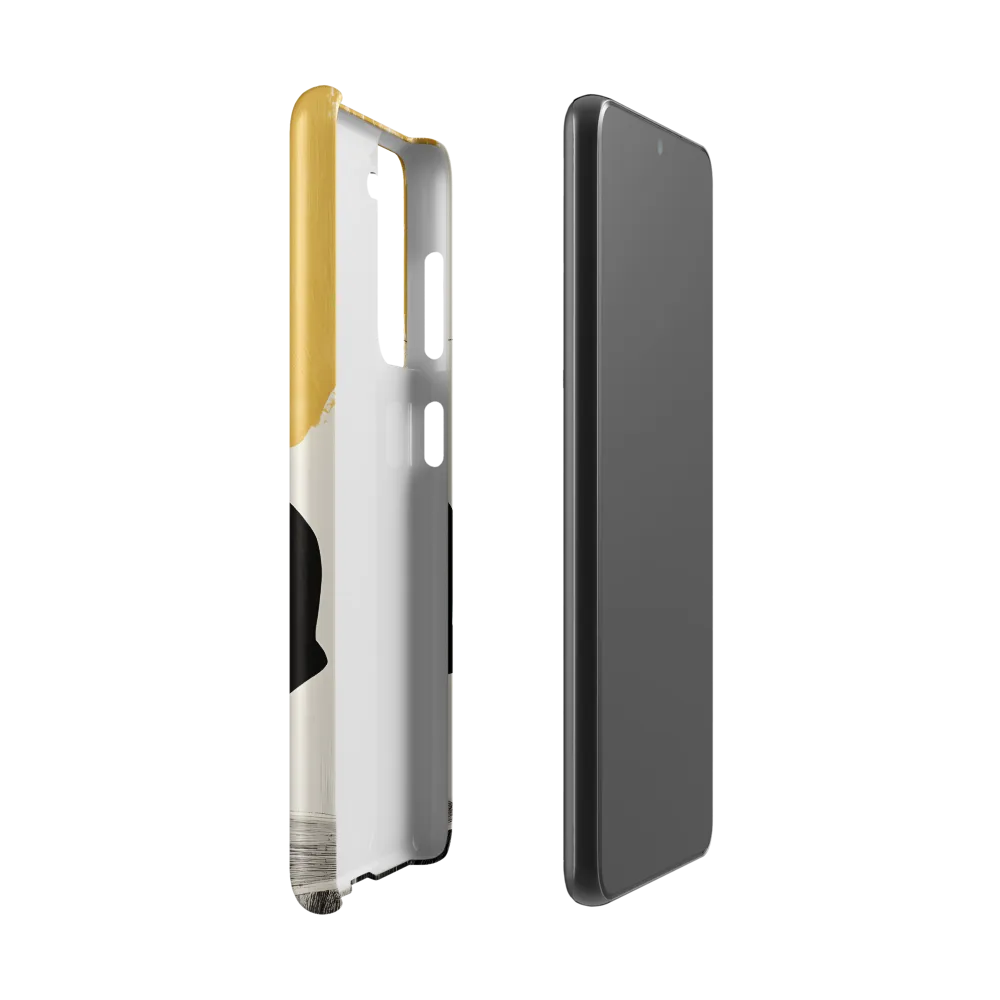 Golden Serenity: A Minimalist Portrait