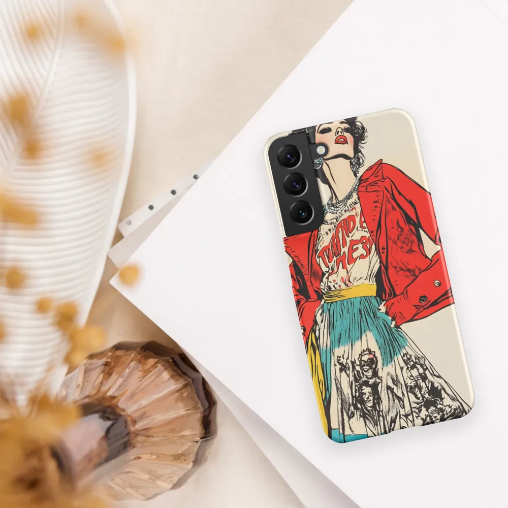 Vibrant Elegance: A Pop Art Fashion Statement