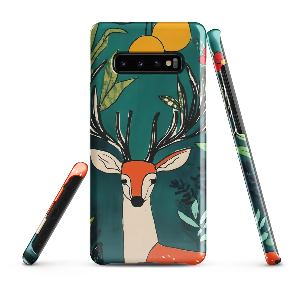 Nature's Embrace: The Majestic Deer | Phone Case |  S10 Plus | Snap Case | Glossy