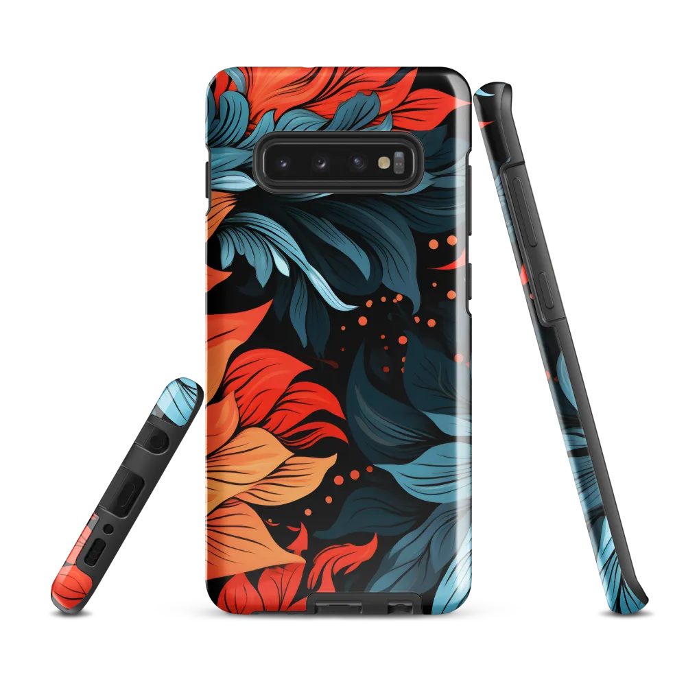 Floral Symphony in Color | Phone Case |  S10 Plus | Tough Case | Glossy