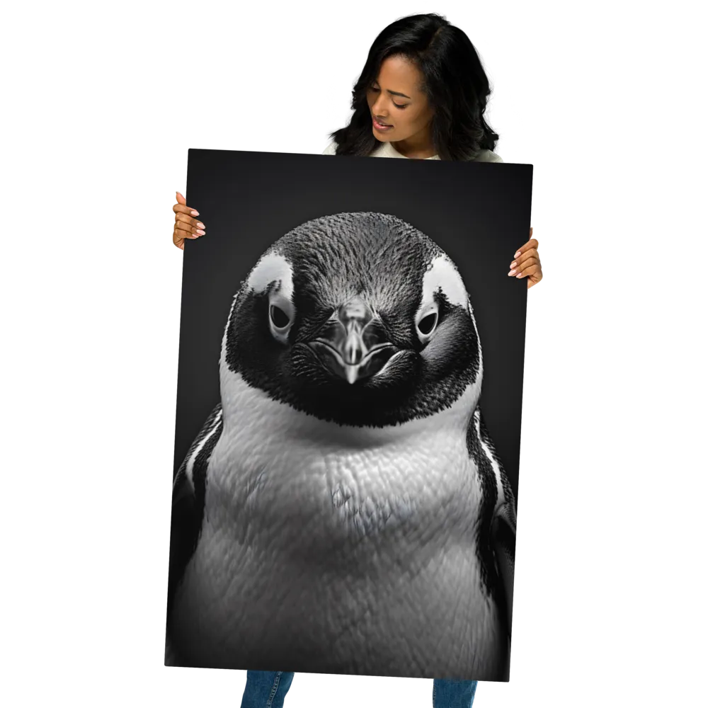 Majestic Penguin Portrait | Metal Print | 24″×36″