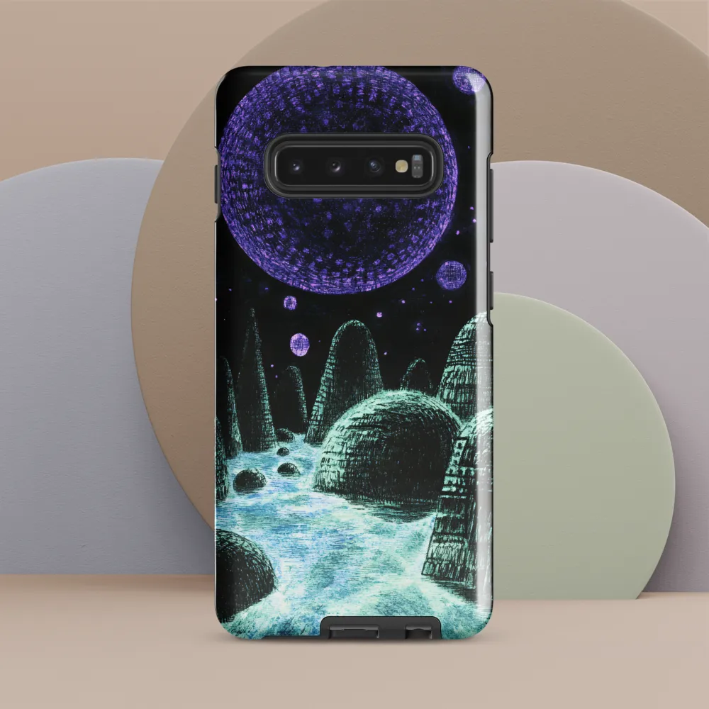 Mysterious Cosmic Landscape | Phone Case |  S10 Plus | Tough Case | Glossy