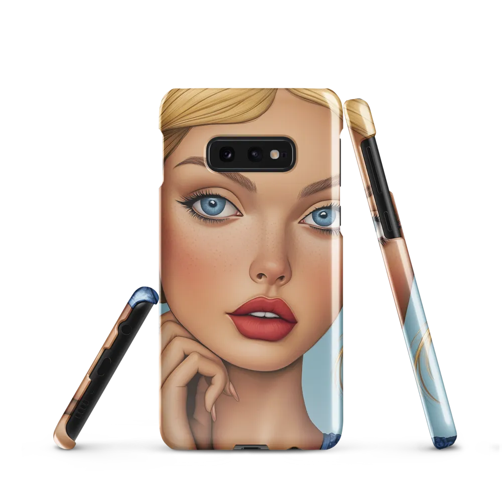 Serenity in Blue | Phone Case |  S10e | Snap Case | Glossy
