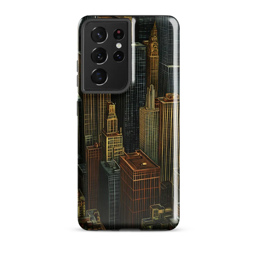 Urban Elegance: A Golden Cityscape