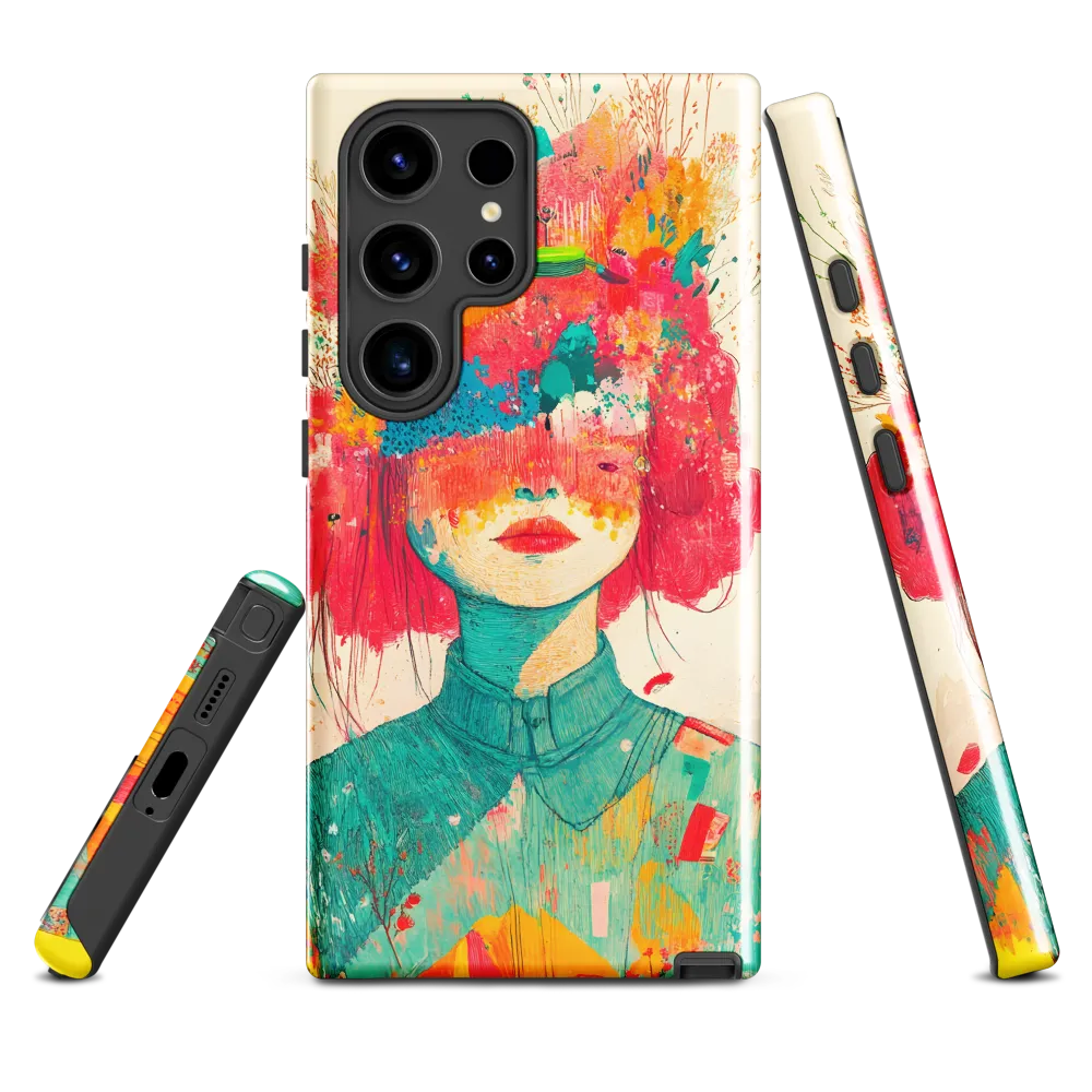 Whimsical Floral Portrait