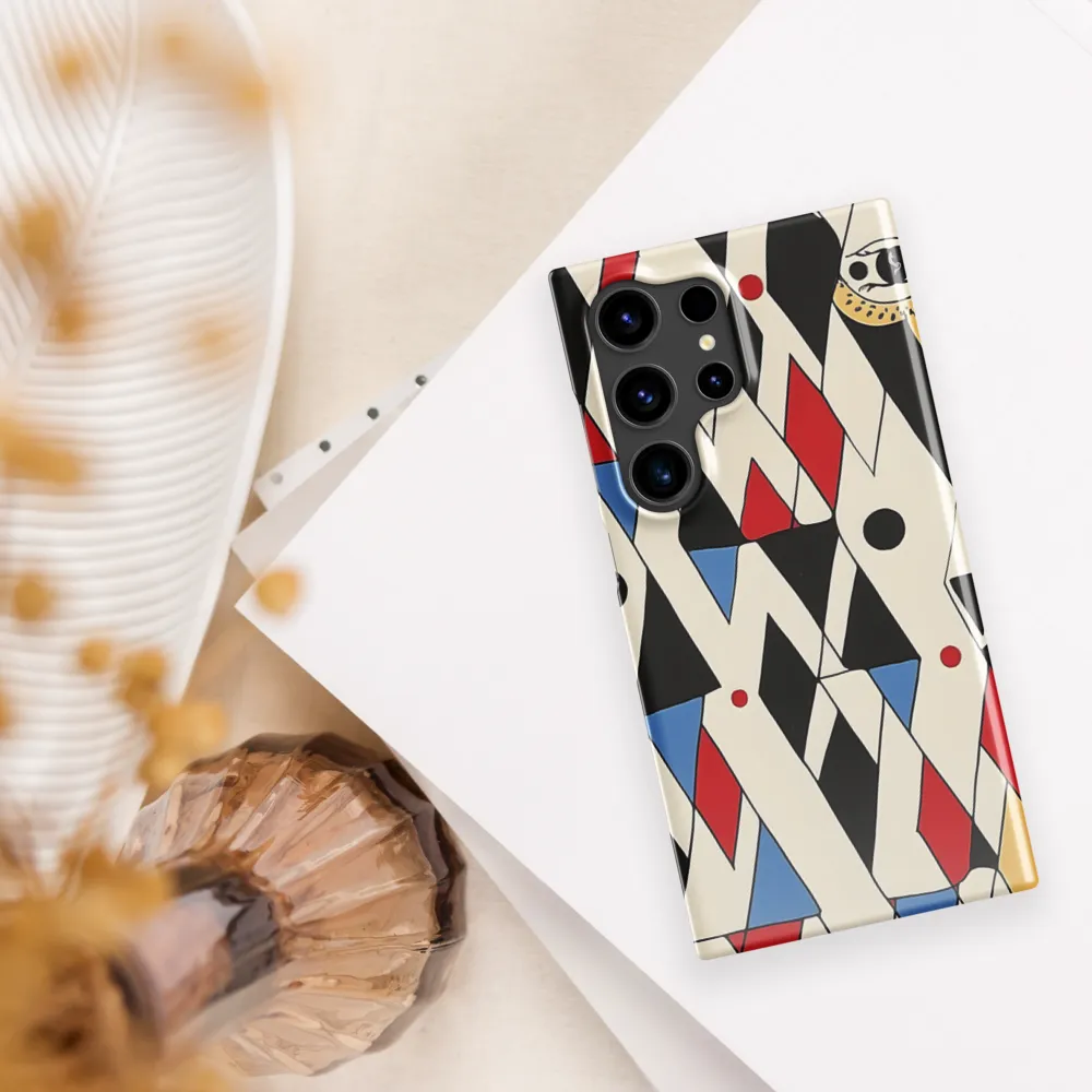 Dynamic Geometric Symphony | Phone Case |  S24 Ultra | Snap Case | Glossy