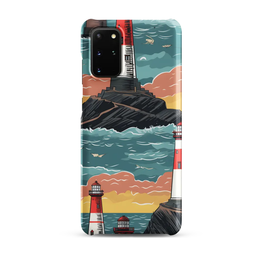 Lighthouses in a Whimsical Ocean