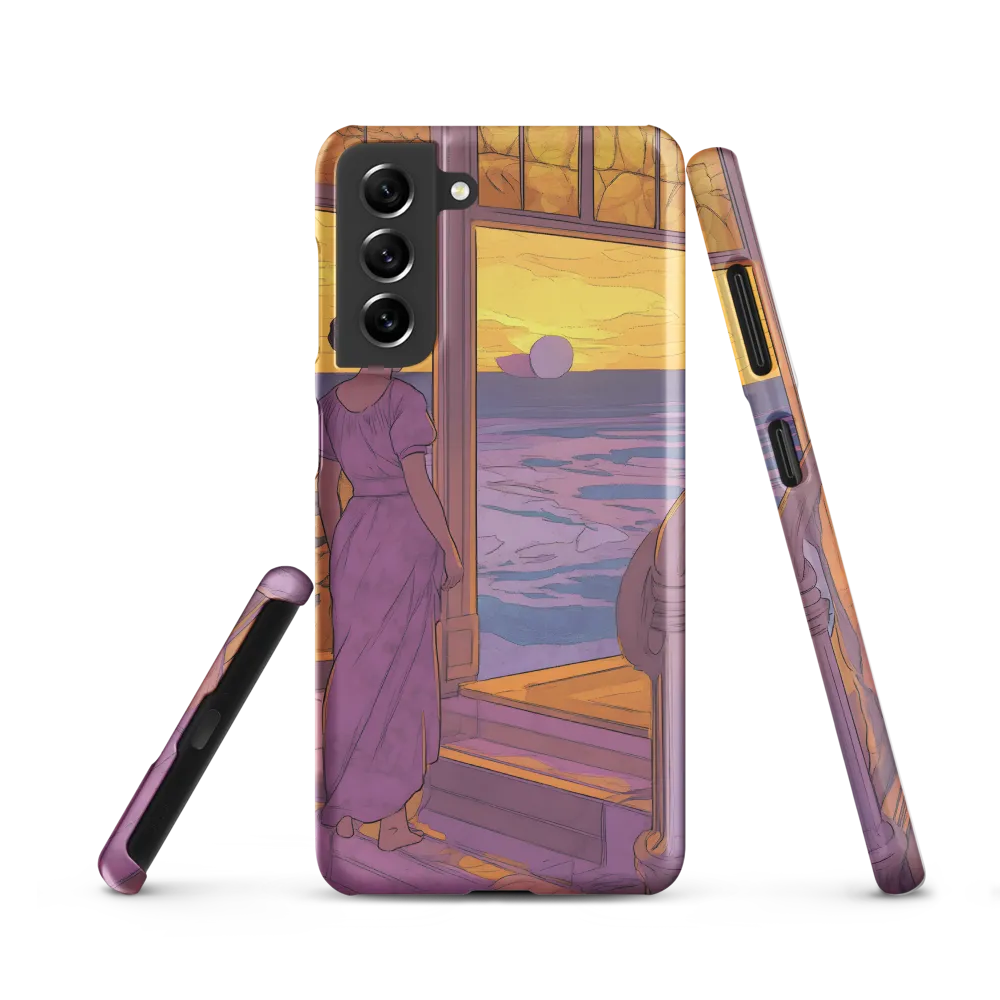 Whispers of the Sunset | Phone Case |  S21 | Snap Case | Matte