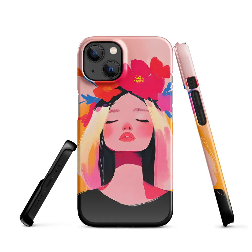 Floral Serenity | Phone Case |  13 | Snap Case | Glossy