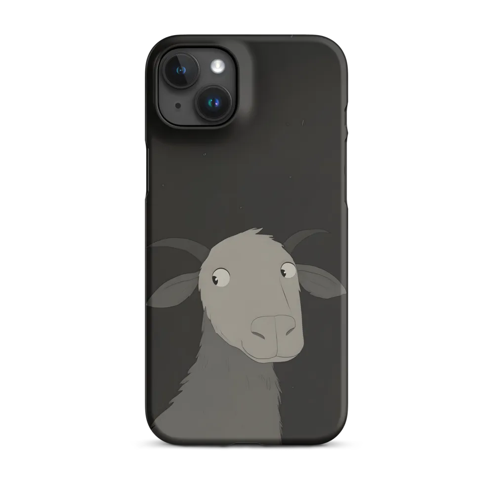 Whimsical Goat in Darkness