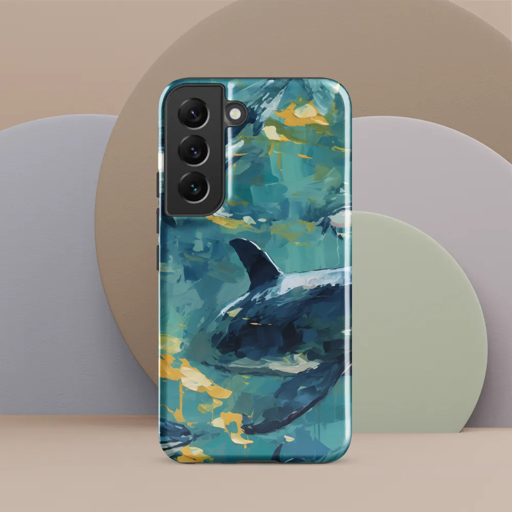 Beneath the Waves: A Symphony of Whales | Phone Case