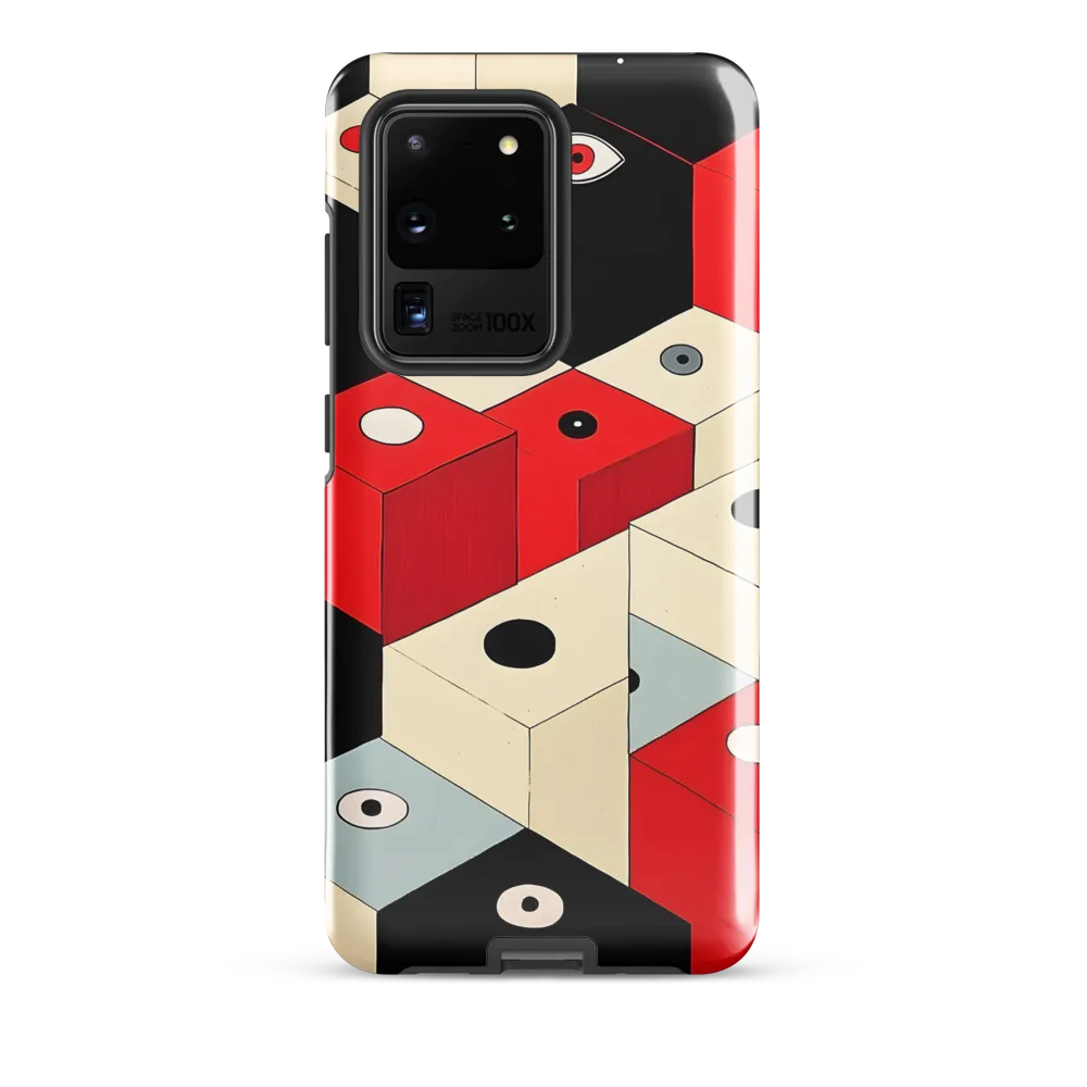 Dynamic Cubism | Phone Case |  S20 Ultra | Tough Case | Glossy