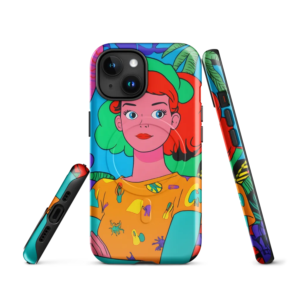 Tropical Vibes: A Playful Portrait