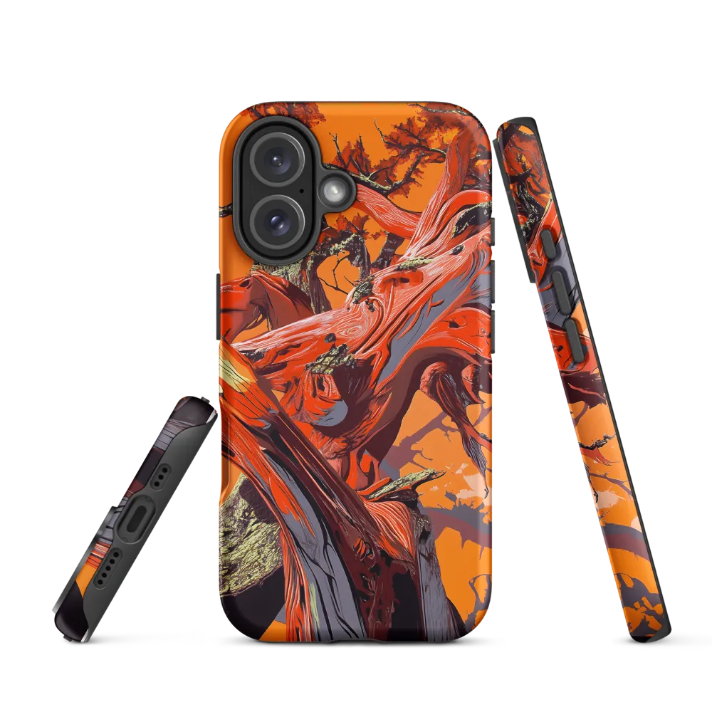 Life in Motion: An Abstract Tree | Phone Case