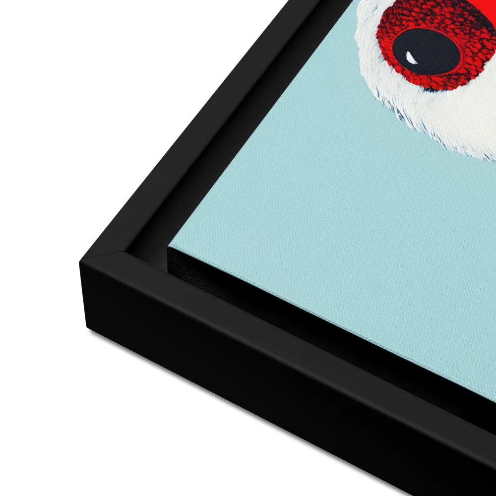 The Surreal Avian Portrait | Canvas with Black Frame | 16″×20″