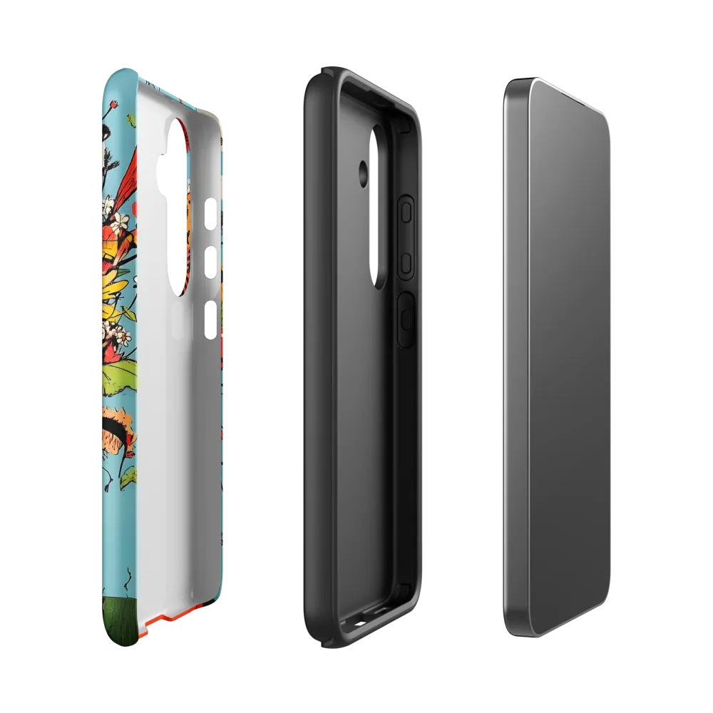 Whimsical Bloom | Phone Case |  S24 | Tough Case | Matte