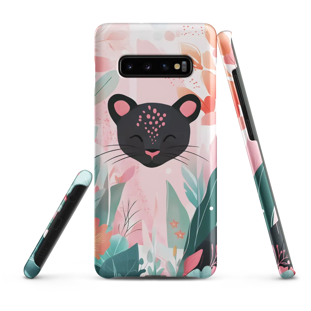 Whimsical Panther in Bloom