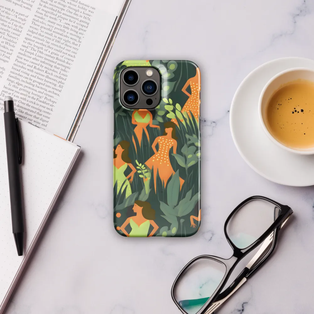 Playful Harmony in Patterns | Phone Case |  14 Pro Max | Snap Case | Glossy