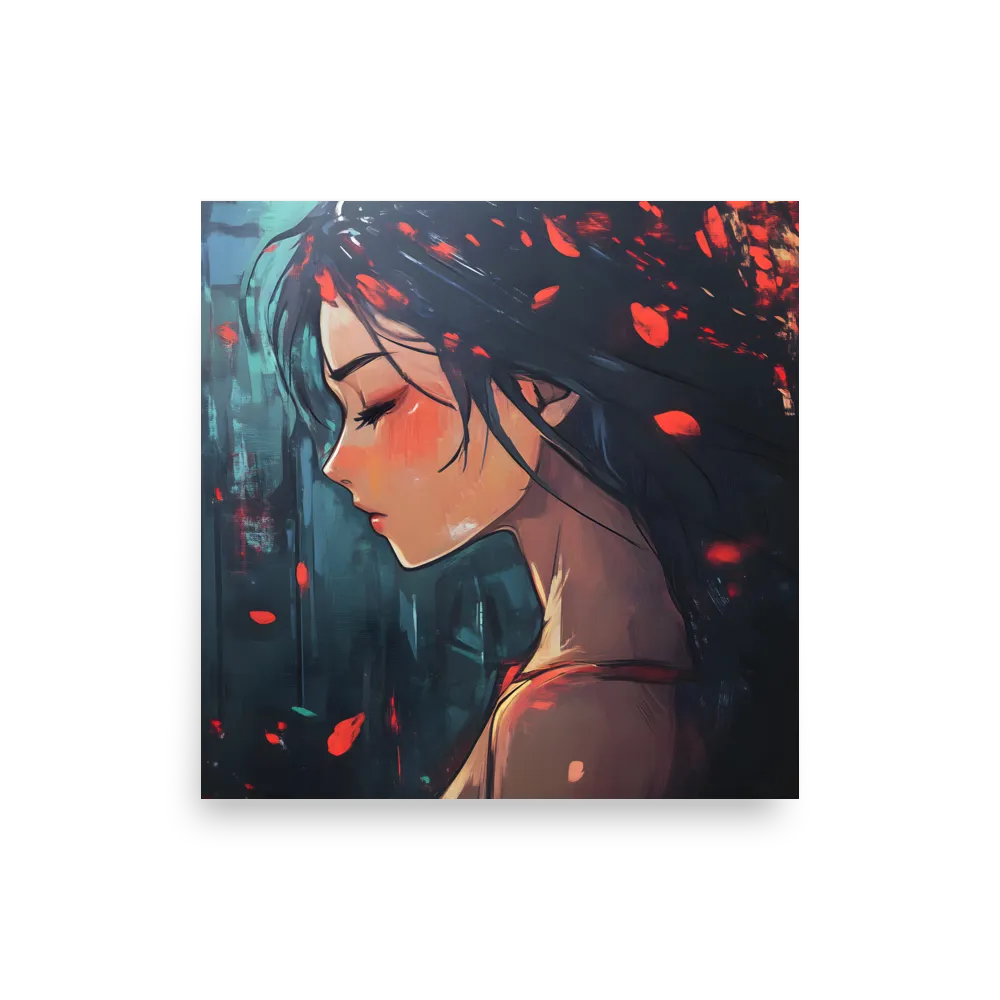Whispers of Melancholy | Poster | 14″×14″