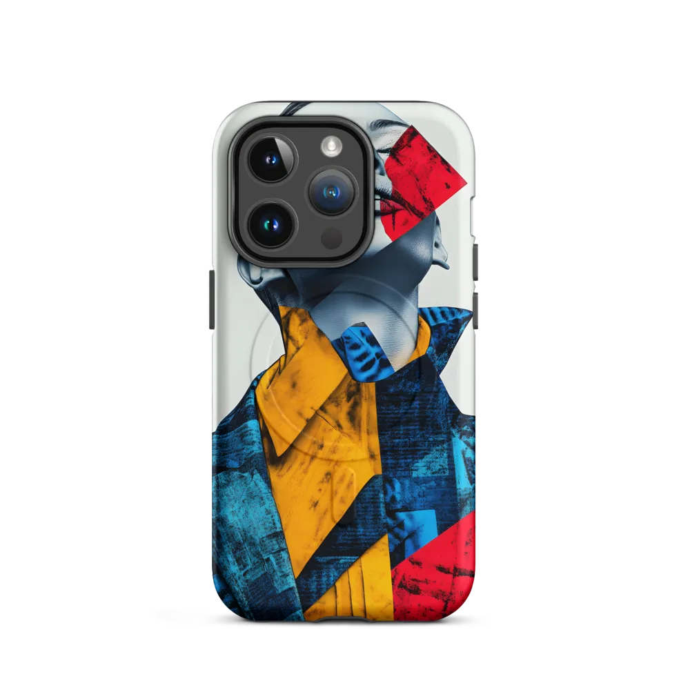 Fragmented Confidence: A Surreal Fashion Portrait | Phone Case |  14 Pro | MagSafe® Tough Case | Matte