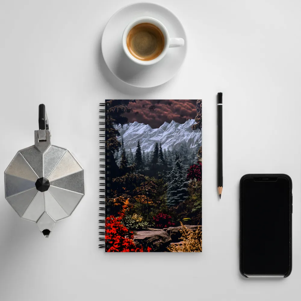 Mystical Mountain Reverie | Spiral Notebook