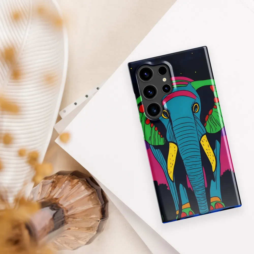 Whimsical Majesty: The Vibrant Elephant