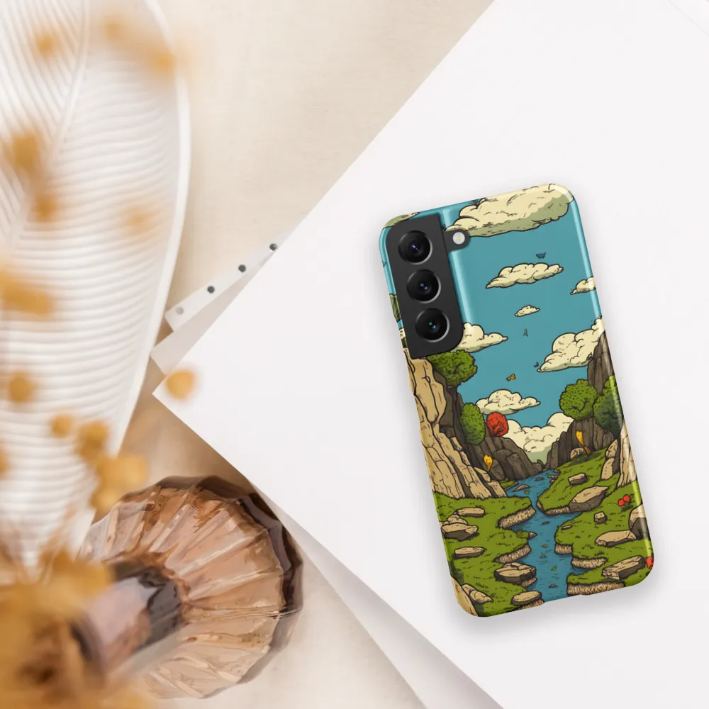 Whimsical Serenity: A Canyon Landscape