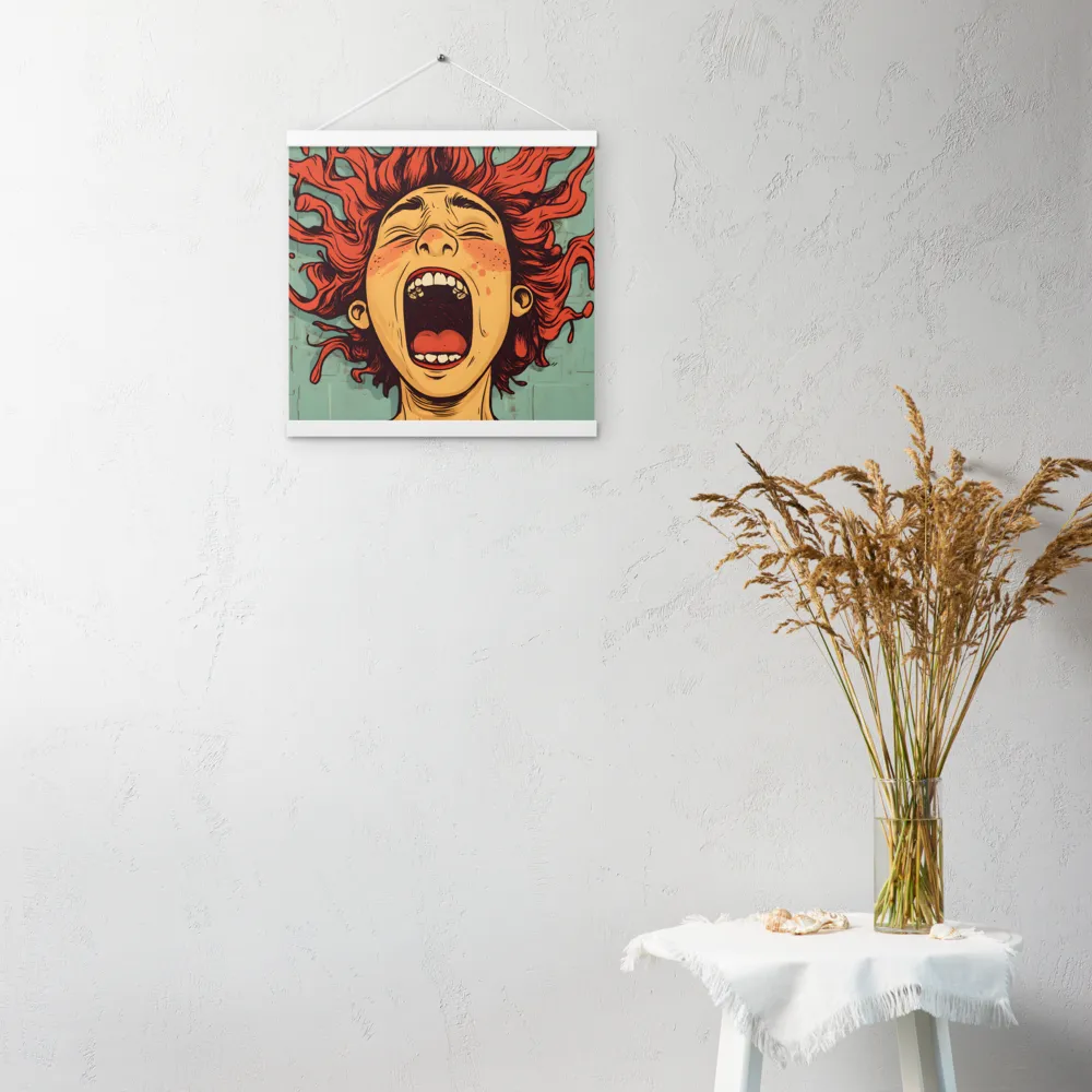 Fury Unleashed | Poster With White Wood Hanger | 16″×16″