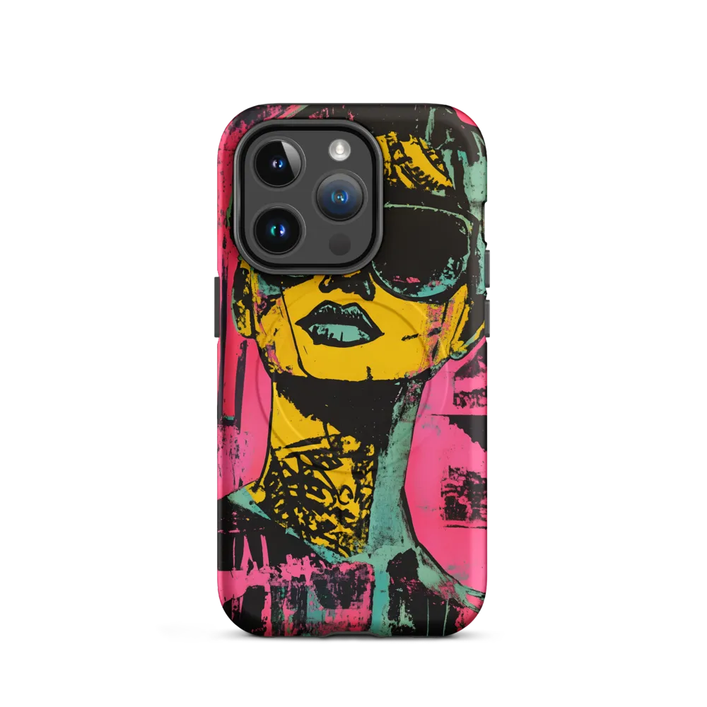Confident Portrait in Neon Colors