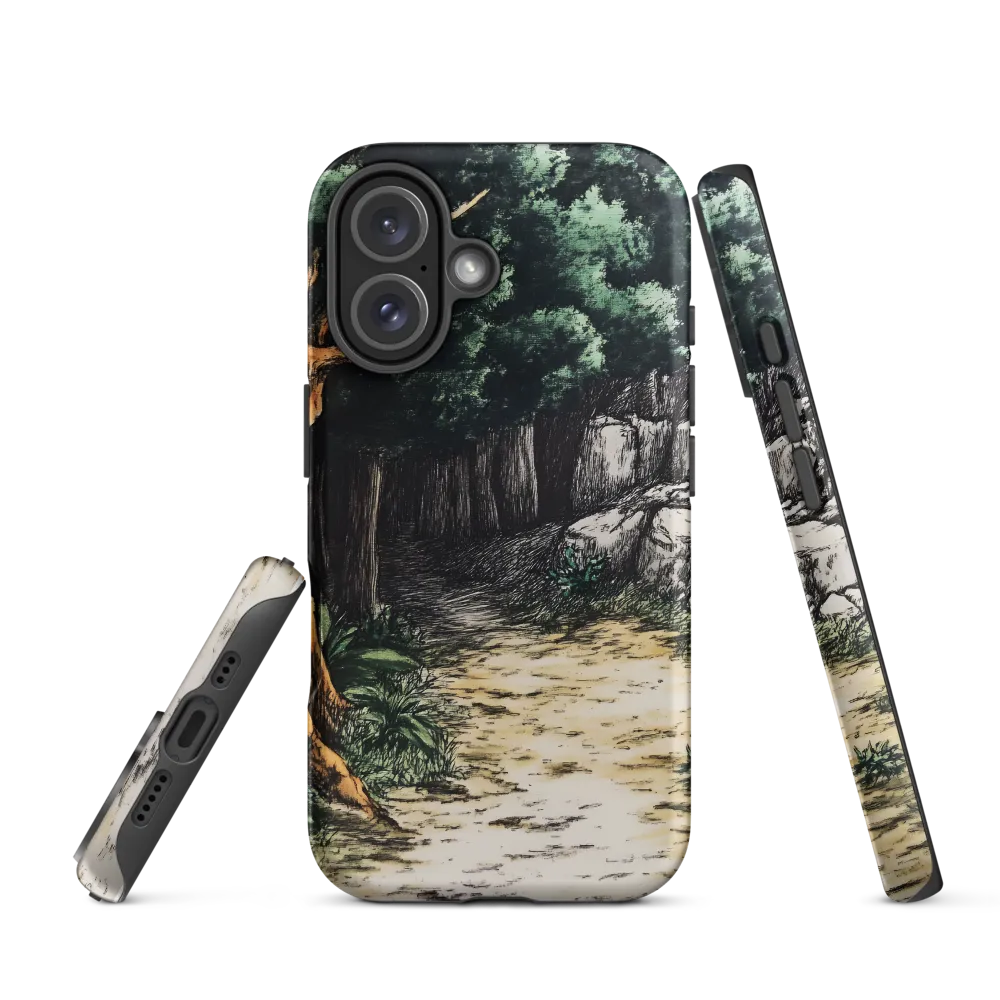 Pathway Through Nature's Embrace | Phone Case