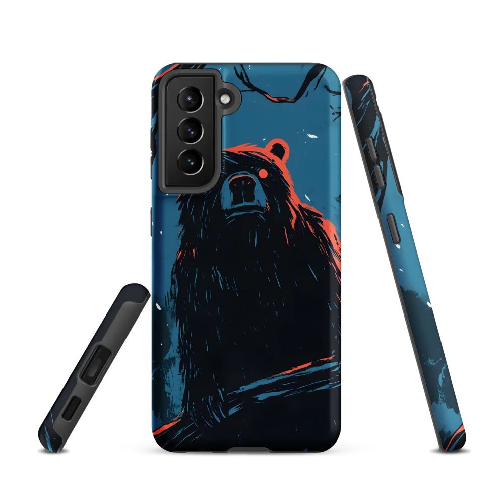Eerie Majesty: A Bear in the Night