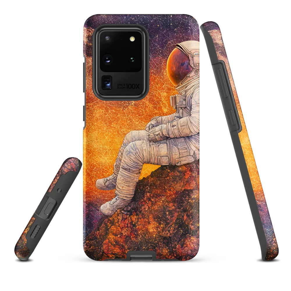 Cosmic Contemplation | Phone Case |  S20 Ultra | Tough Case | Matte